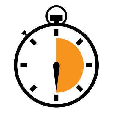 Resimli kronometre Icons set