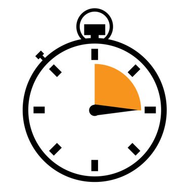 Resimli kronometre Icons set