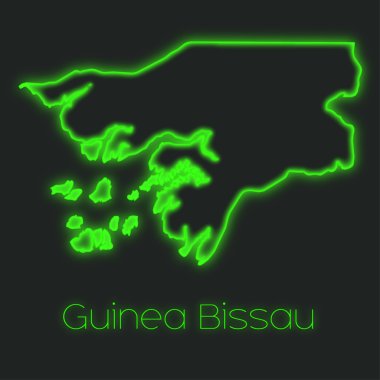 Gine Bissau Neon taslağını
