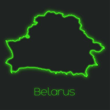 Beyaz Rusya'nın bir Neon anahat