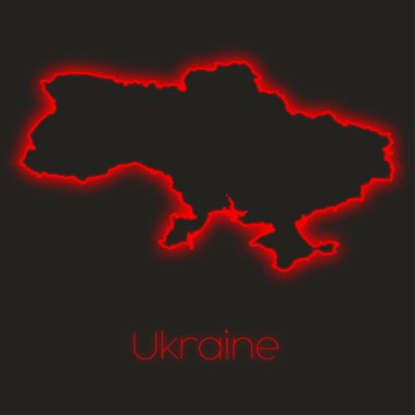 Ukrayna'nın bir Neon anahat