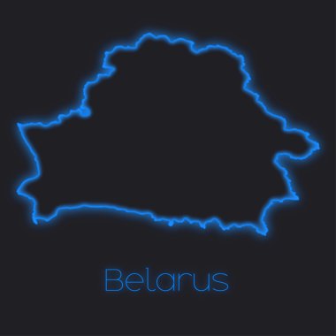 Beyaz Rusya'nın bir Neon anahat