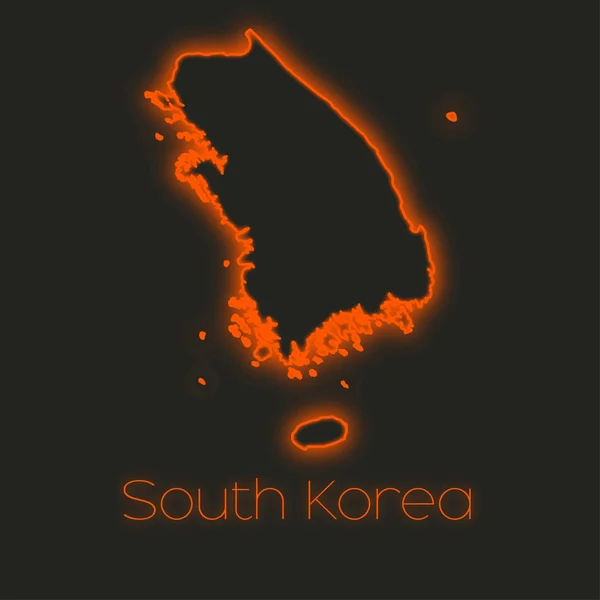 韓国のネオンの概要 — ストック写真
