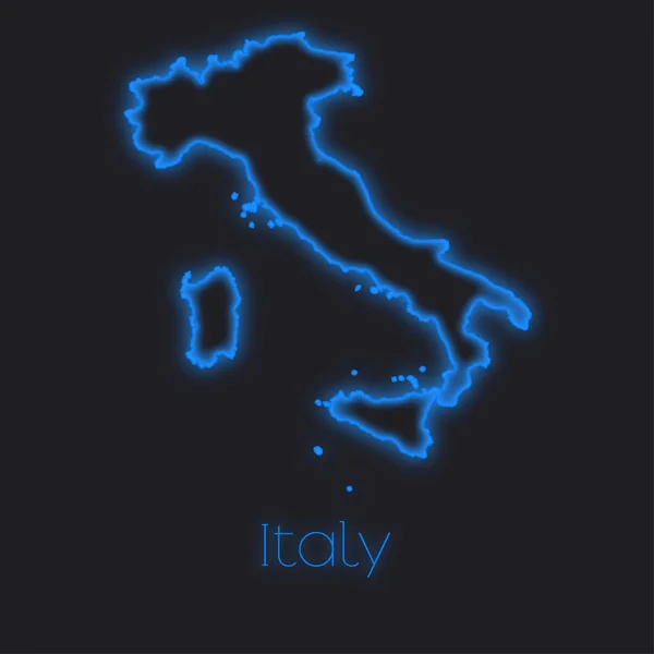 Neon Disposition Italien — Stockfoto