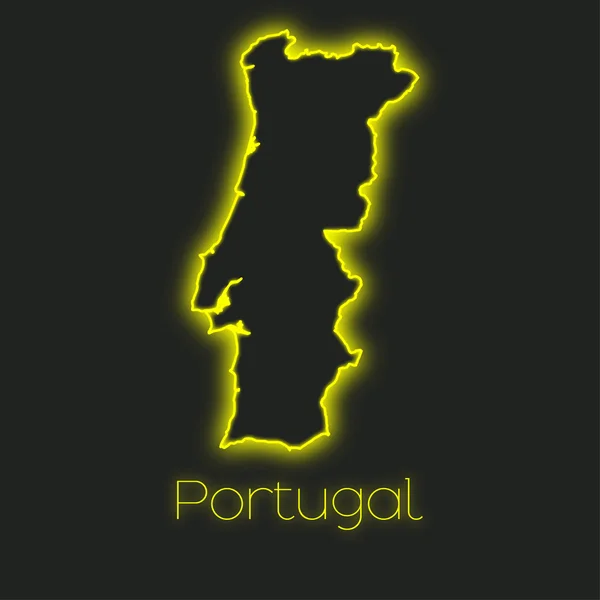 Neon Anahat Portekiz — Stok fotoğraf