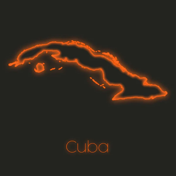 Неон Структури Куби — стокове фото