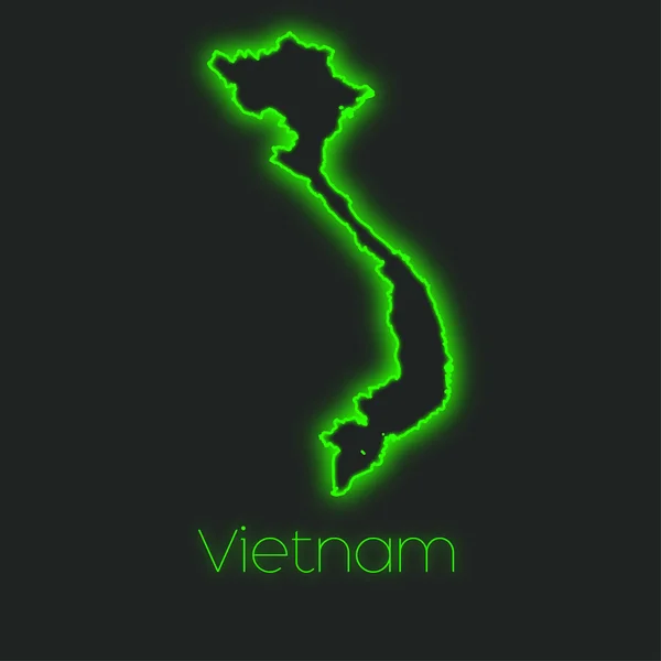 Neon Anahat Vietnam — Stok fotoğraf