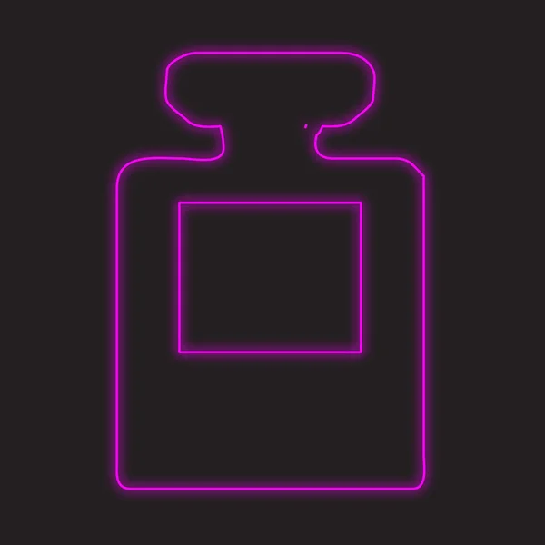 A Neon Icon Isolated on a Black Background - InkPot