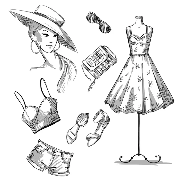 Vestido largo dibujo imágenes de stock de arte vectorial | Depositphotos Vestido largo dibujo imágenes de stock de arte vectorial | Depositphotos