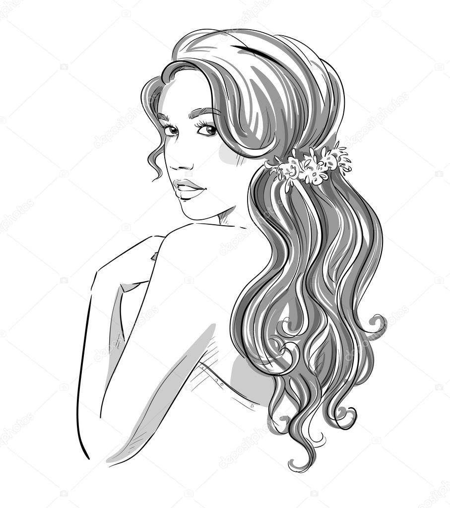 Beautiful Hairstyle Coloring Pages, Hairstyle Coloring Book for Adult,  Braids Coloring, Style Coloring, Download Coloring Page,printable PDF - Etsy