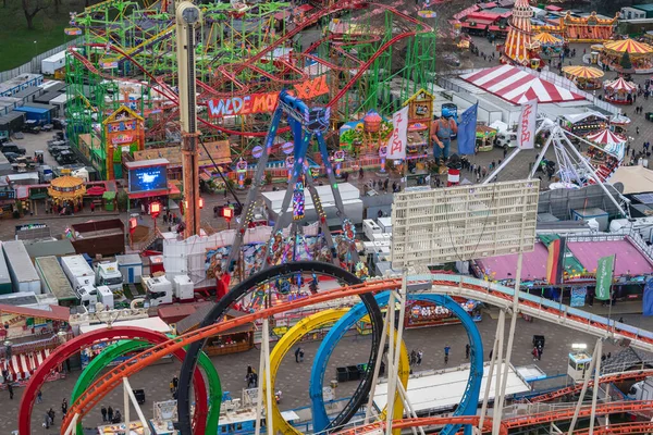 Une vue aérienne du parc d'attractions Londres, Royaume-Uni 5 janvier 2020. — Photo