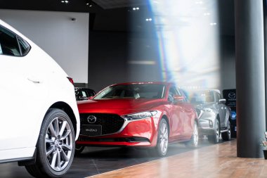 BANGSAEN THAILAND 2021 Bu araba tamamen yeni cx 30 mazda3 bt50 mazda marka mazda marka japan araba galeride parkedilmiş müşteri için galeride. 