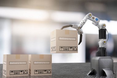Robot siber gelecekteki insansı insansı tutucu kutu teknolojisi mühendislik cihazı denetimi, endüstri denetleme denetleme denetleme, bakım robotu servis teknolojisi