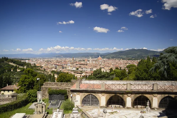 Florence Panorama: Santa Maria del Fiore - Florence, Italy — Stock Photo, Image