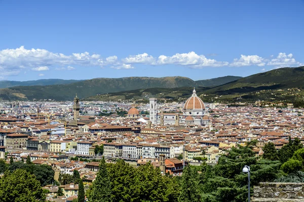 Florence Panorama: Santa Maria del Fiore - Florence, Italy — Stock Photo, Image