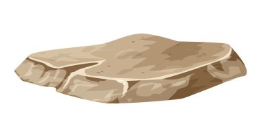 kaya, taş vektör sembolü, simge tasarımı. beyaz arka planda yalıtılmış çizim.