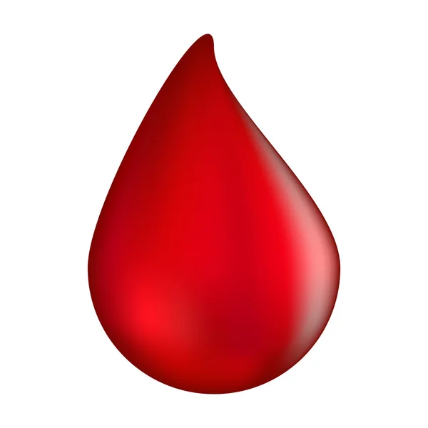 Desenho de ícone de símbolo de vetor de gota de sangue. ilustração isolado em w — Vetor de Stock