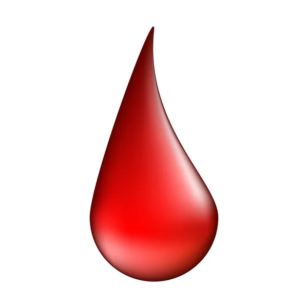 Desenho de ícone de símbolo de vetor de gota de sangue. ilustração isolado em w — Vetor de Stock