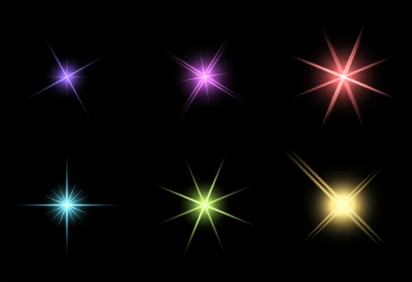 Icône de symbole vectoriel étoile transparente design. Belles illustrations — Image vectorielle