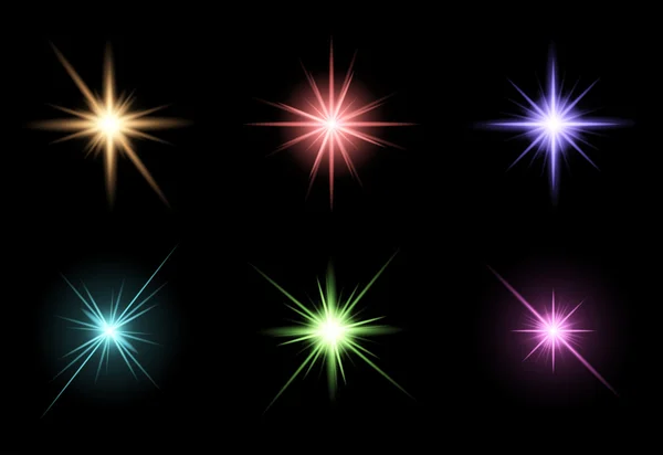 Icône de symbole vectoriel étoile transparente design. Belles illustrations — Image vectorielle