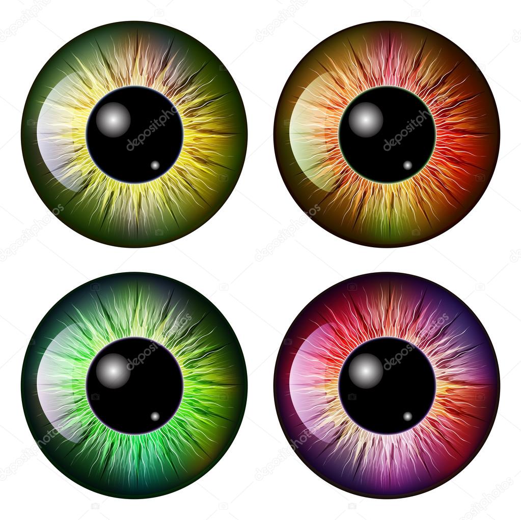 Eye, pupil, iris, vector symbol icon design. Beautiful illustration isolated on white backgroun
