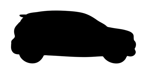 Silueta coche vector símbolo icono de diseño . — Vector de stock