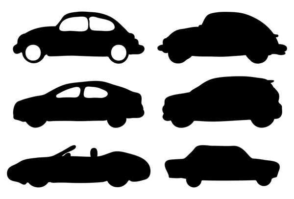Дизайн иконки вектора автомобиля силуэта . — стоковый вектор
