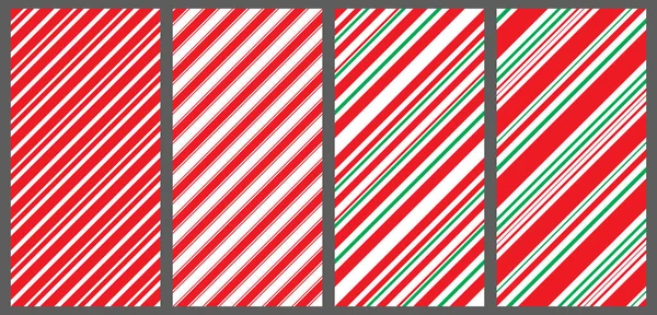 Çubuk şeker dizilimi. Çapraz Noel arkaplanı koleksiyonu. Kırmızı, beyaz ve yeşil çizgili, pürüzsüz ambalaj kağıdı. Klasik tarzdaki tatil arkaplanı.