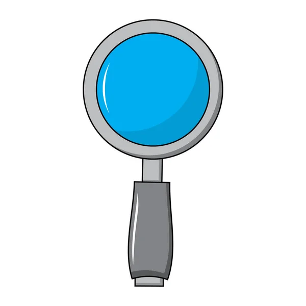 Magnifying Glass Clipart Icon Evidence Search Symbol Vector Design Isolated — Stock Vector