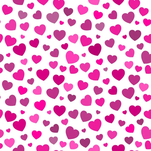 Καρδιά Χωρίς Ραφή Μοτίβο Ροζ Αγάπη Σύμβολο Ταπετσαρία Για Την — Διανυσματικό Αρχείο