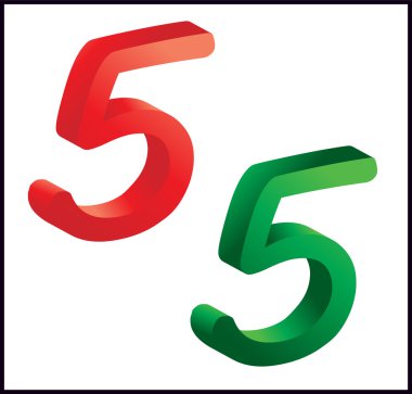 Beş numaralı renkli