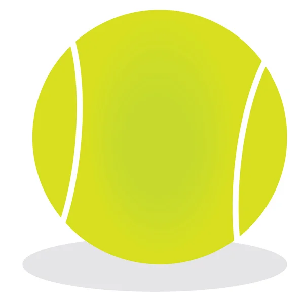 Ilustração bola de tênis — Vetor de Stock