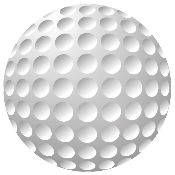 Golf ball illustration — Stock Vector