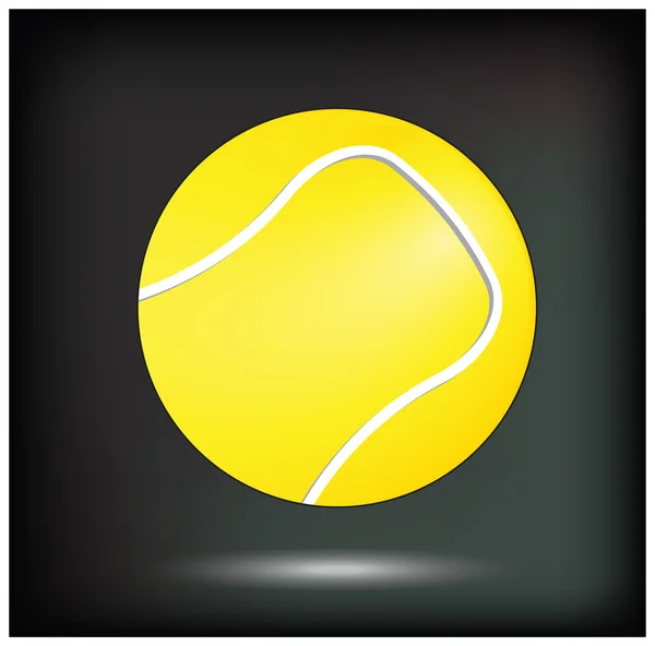 Illustration des Tennisballvektors — Stockvektor