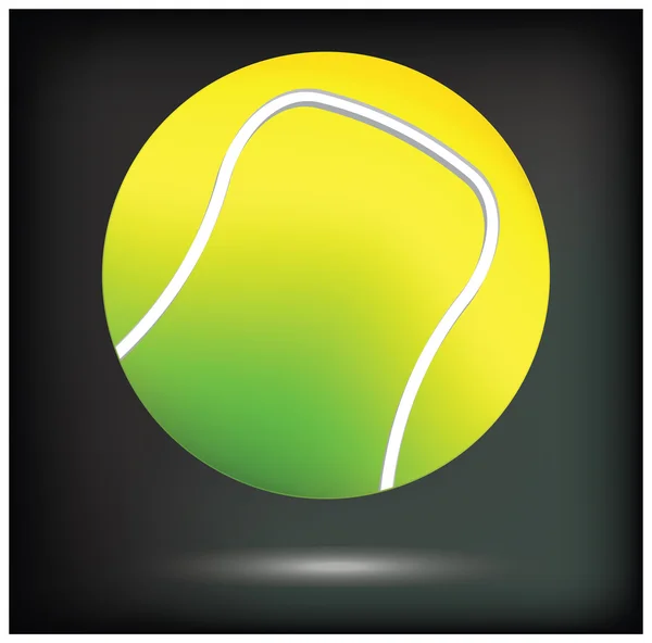 Tennis boll vektor illustration — Stock vektor