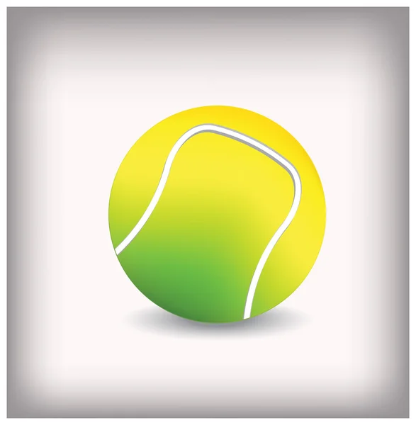 Tenis bola vector ilustración — Archivo Imágenes Vectoriales