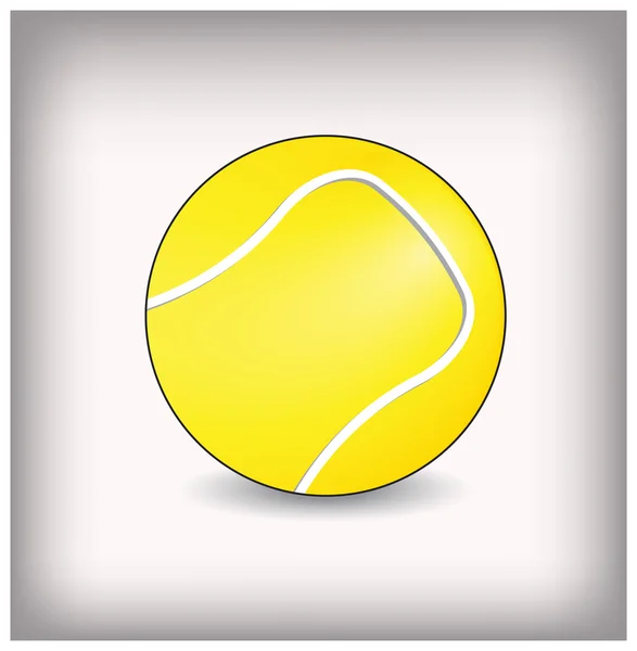 Illustration des Tennisballvektors — Stockvektor