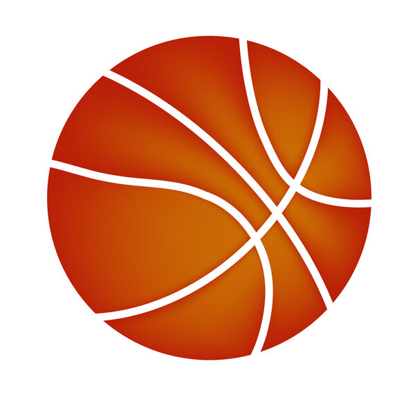 Vector Basketball isolated on a white background