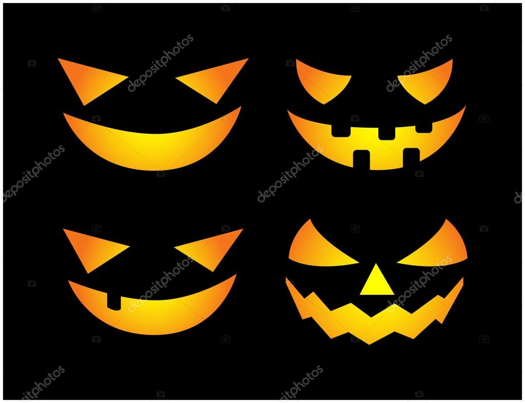 Big Pumpkin Scary Face Halloween Photo Stock Illustration 710535712