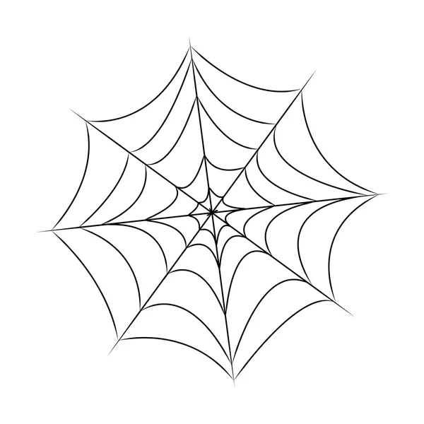 Halloween spider web, cobweb symbol, icon. vector illustration isolated on white background. — Διανυσματικό Αρχείο