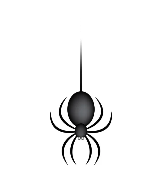 Spinnen-Halloween-Symbol, Symbol-Farbverlauf-Mesh-Set. Vektor-Illustration auf weißem Hintergrund — Stockvektor