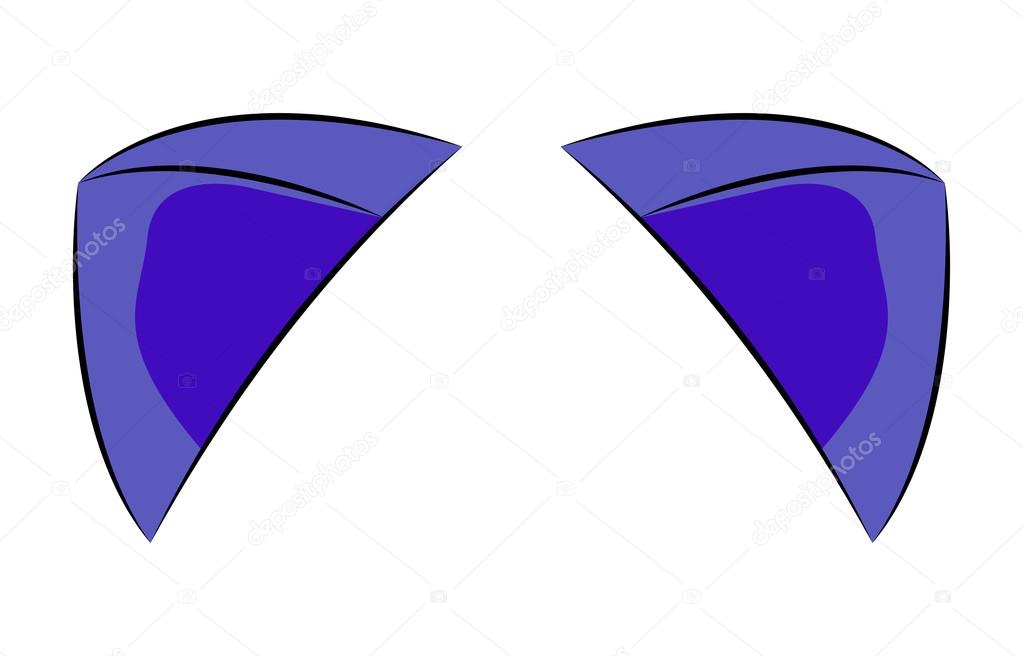 Animal ears cartoon template. Vector illustration isolated on white background. Simple face element. Stock Vector Image by ©newelle #88206542 Animal ears cartoon template. Vector illustration isolated on white background. Simple face element. Stock Vector Image by ©newelle #88206542