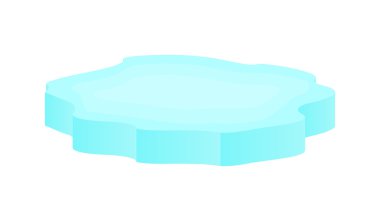 Yüzen buz kütlesi buz simge, sembol, tasarım. Beyaz arka plan üzerinde izole kış vektör çizim.