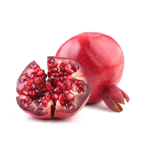 Pomegranates Isolated White Background — Stock Photo, Image