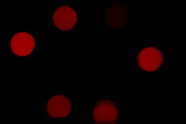Κόκκινο Bokeh Φώτα Μαύρο Φόντο Χριστουγεννιάτικα Φώτα Υφή Για Σχεδιασμό — Φωτογραφία Αρχείου