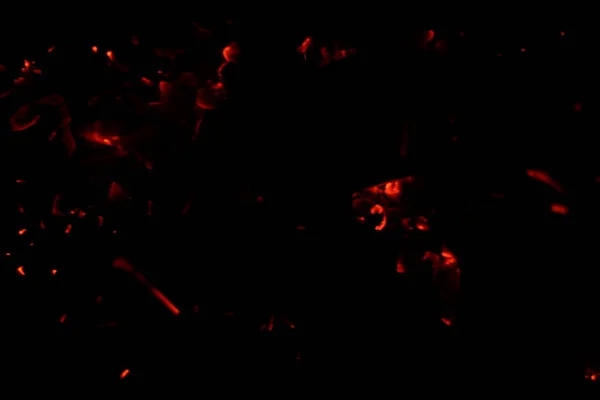 Karanlıkta Yanan Kömürün Bulanık Gölgesi — Stok fotoğraf