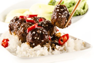 Çin soslu Asya köfte