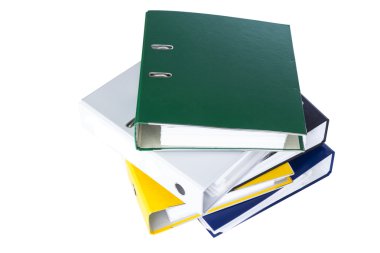 Beyaz arkaplanda dizinler