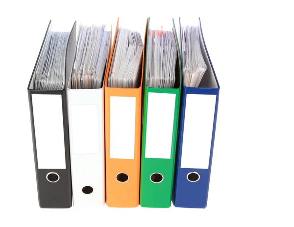 Paper in folders — Stock Photo, Image