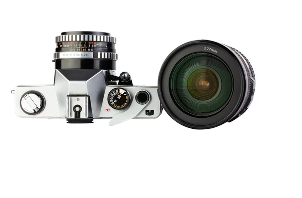 Filmcamera met lens — Stockfoto